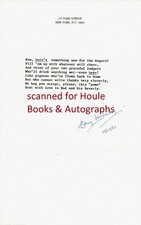 DOUGLAS FAIRBANKS JR - MANUSCRIPT - SIGNED - 1992 - BUDDY ROGERS