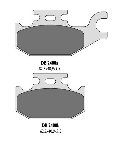 Plaquettes de frein arrière KH307 pour quad Yamaha YFM lors de vos sorties boueuses