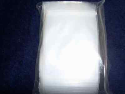 (50) 14''x14'' Clear Zip Seal Plastic Bags 4 Mil Heavy Duty Reclosable Zipper Top