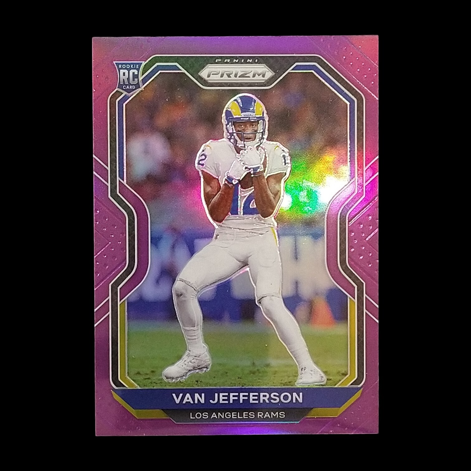 2020 Panini Prizm - Rookie Purple Prizm #377 Van Jefferson /125 Rookie