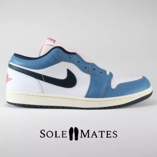 Nike Air Jordan 1 Low SE 'Armory Navy' White Red HM3711-144 Men's Size 15 Shoes