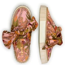 Farm Rio summer dream mule sneaker with bow size 5