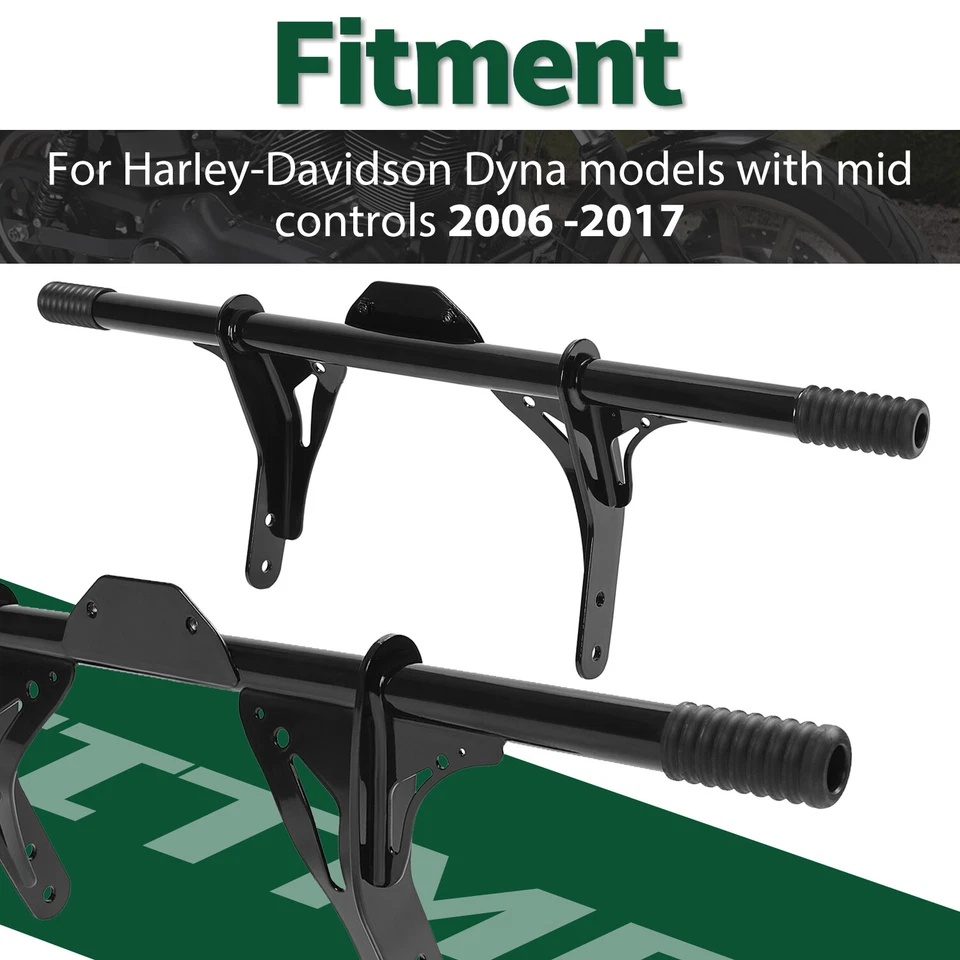 Barra de choque protectora del motor con control medio para Harley Dyna Street Bob FXDB 2006-2017 Foto 3 de 4
