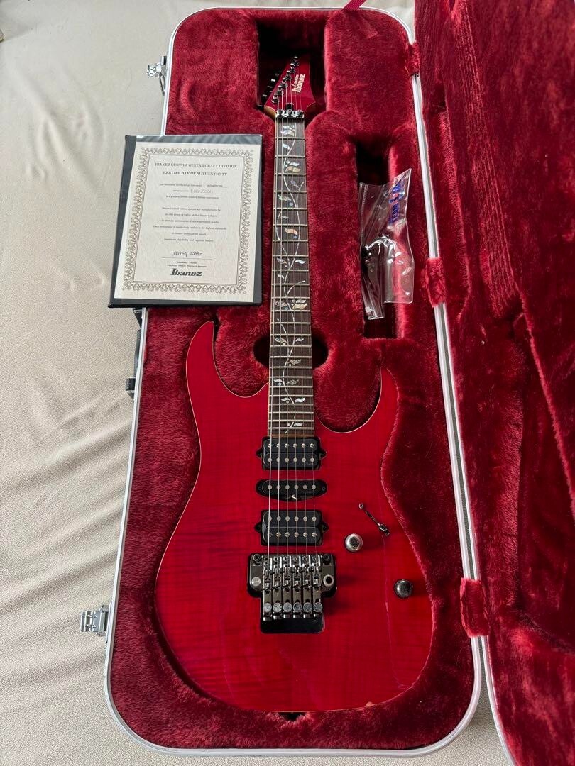 Ibanez J-Custom RG8470Z RS Electric Guitar - Drop C Setup, Fully 