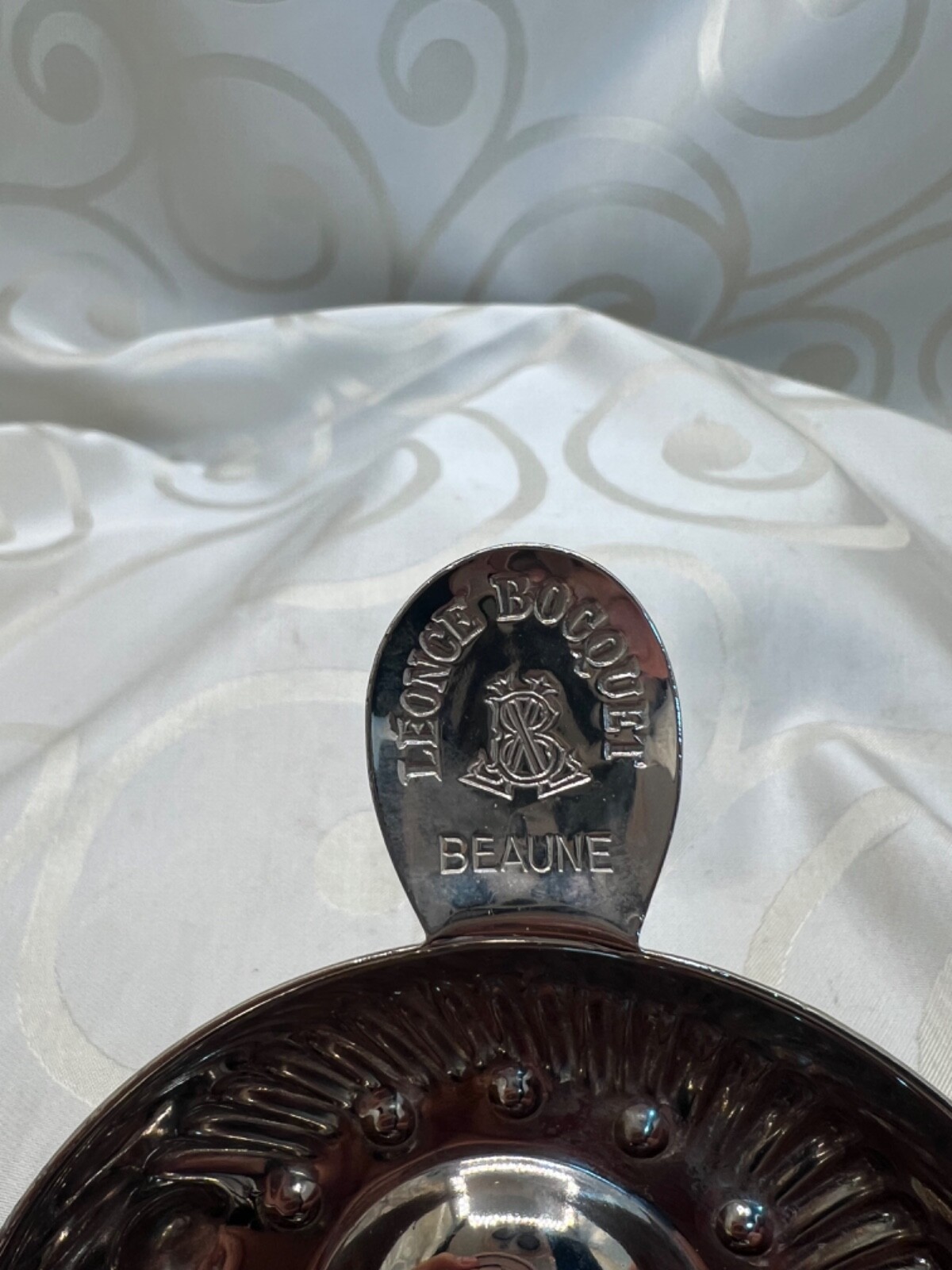 Vintage Leonce Bocquet Beaune Wine tastevin Leonce Bocquet Beaune