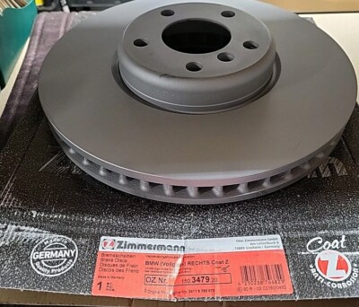 Zimmermann 150.3479.20 Vented Coat Z Disc Brake Rotor