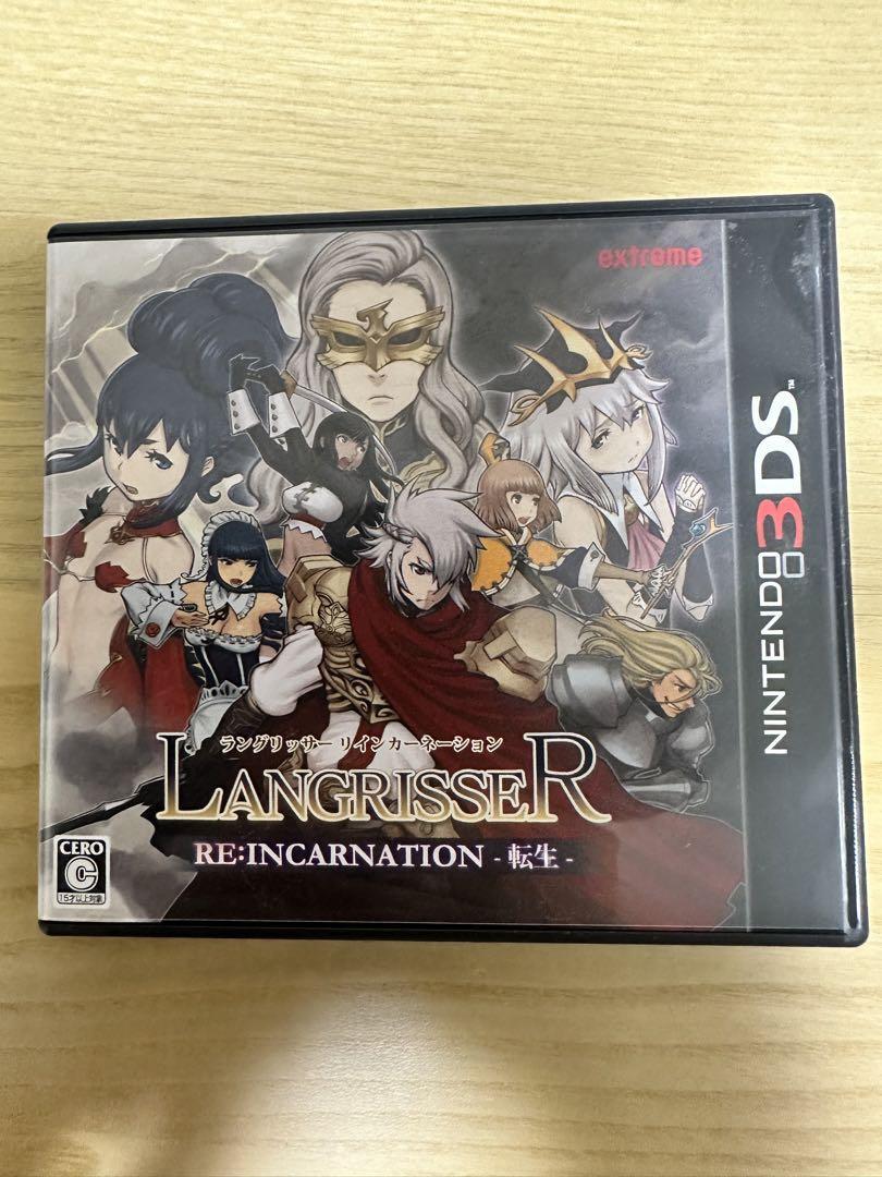 Langrisser Re:Incarnation Tensei Nintendo 3DS Japanese ver 2015