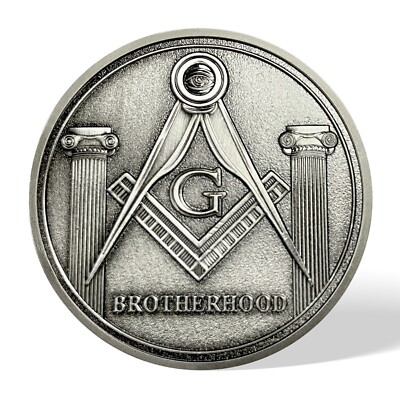 Masonic Coin Freemason Commemorative Coin Eye of