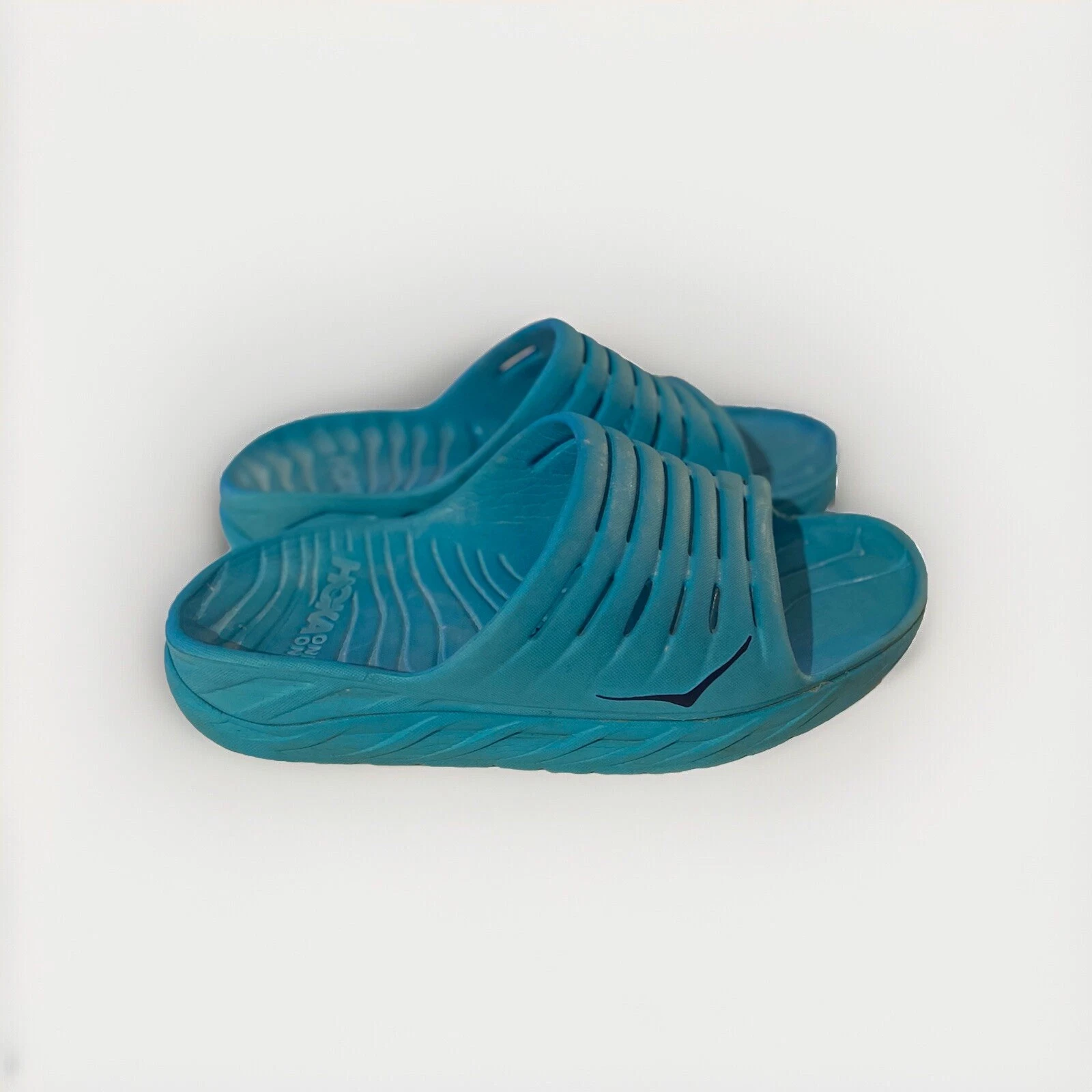 Sandali slip on Hoka One One Ora Recovery uomo 8 donna 10 blu comodi slide