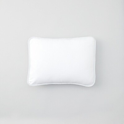 Barbara Barry White Moondrops Pique Decorative Baby Pillow 12 x 16 H2635