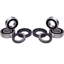 Both Front Wheel Bearings & Seal Kits for Yamaha Raptor 250 350 YFM250R YFM350R