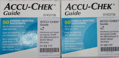 Accu chek Guide 2 x 50 Blutzuckerteststreifen, MHD 05/27