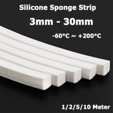 3mm-30mm Silicone Sponge Strip Square Rubber ...