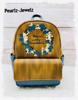 Loungefly Disney Winnie the Pooh Herringbone Brown Mini  display picture 2