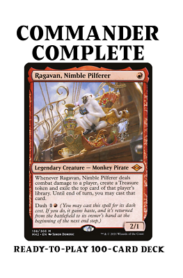 Ragavan, Nimble Pilferer PIRATES TREASURE Magic Commander Deck *NO COMMANDER*  | eBay