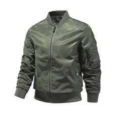 Giacca bomber da volo uomo pesante Ma-1 nuova full zip cappotto esterno colori