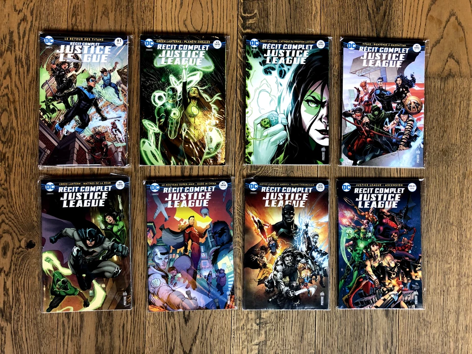 8 n° RECIT COMPLET JUSTICE LEAGUE - URBAN DC COMICS 2017 - N° 1,2,4,5,6,7,10,HS2 - Photo 1/2
