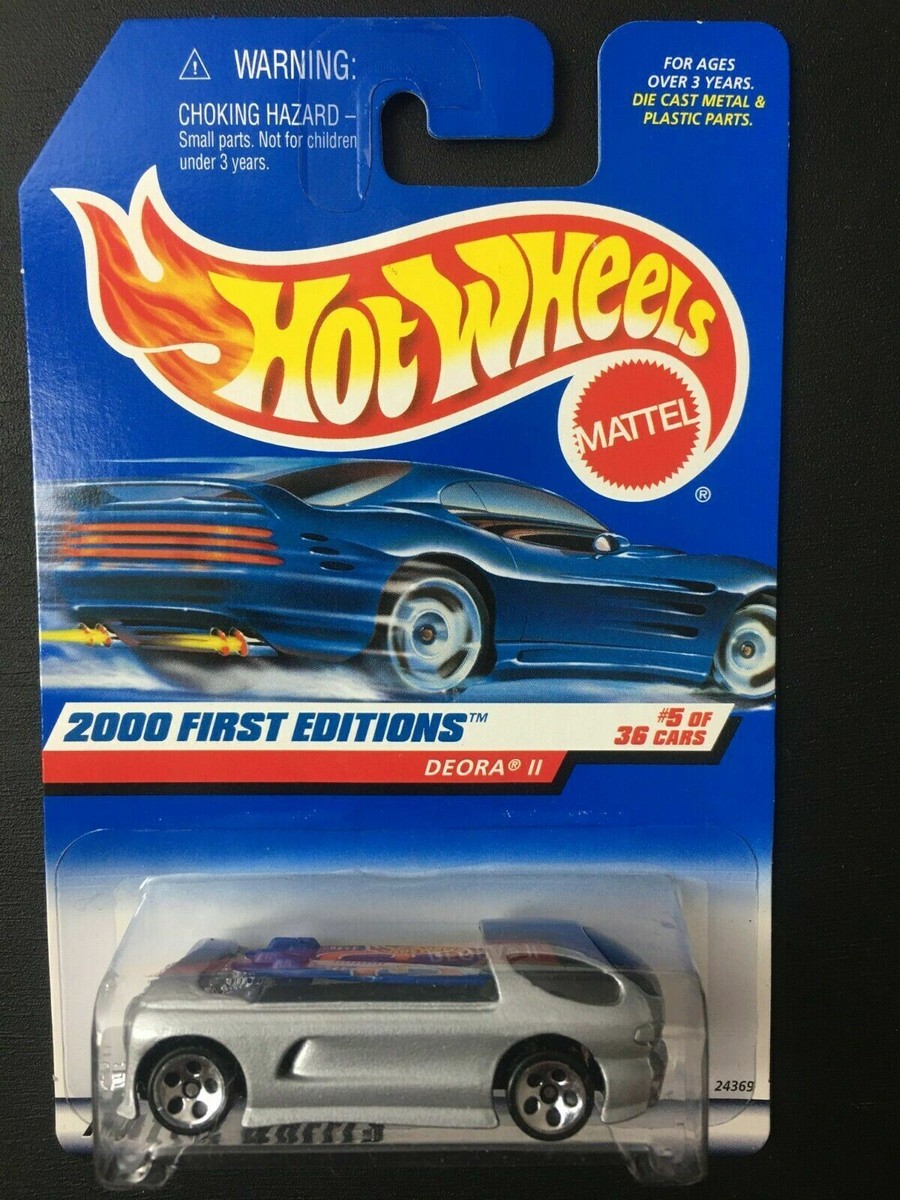 2000 Hot Wheels First Editions - Deora II - Silver w/ Blue
