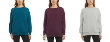 Danskin Ladies' Oversized Crewneck with Pocket