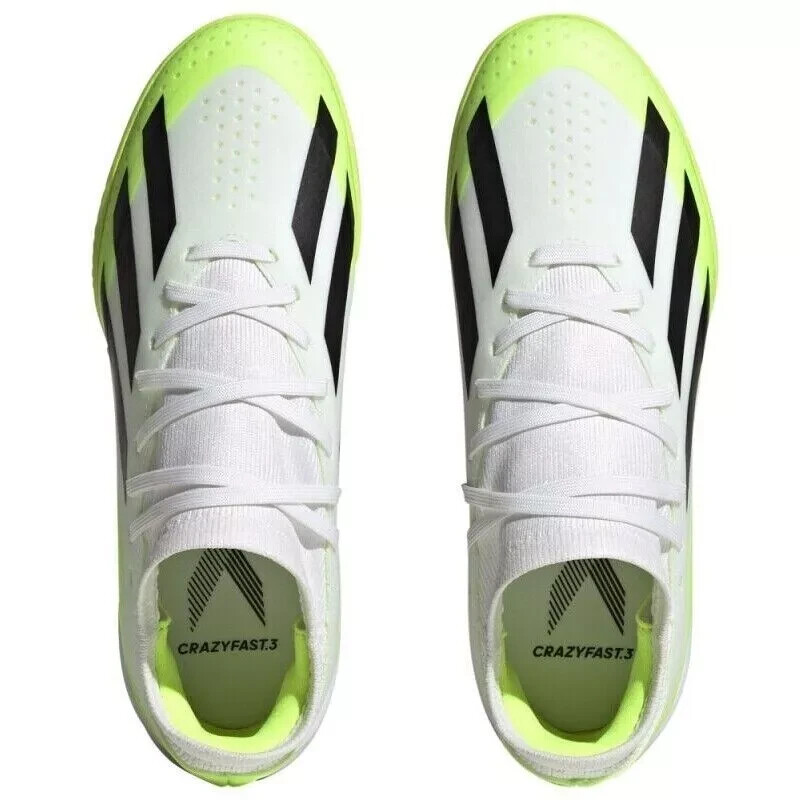 adidas gazelle silver green womens adidas Jr. x Crazyfast.4 Turf Soccer Shoes (Bright Royal/White) 3.5 main image 1