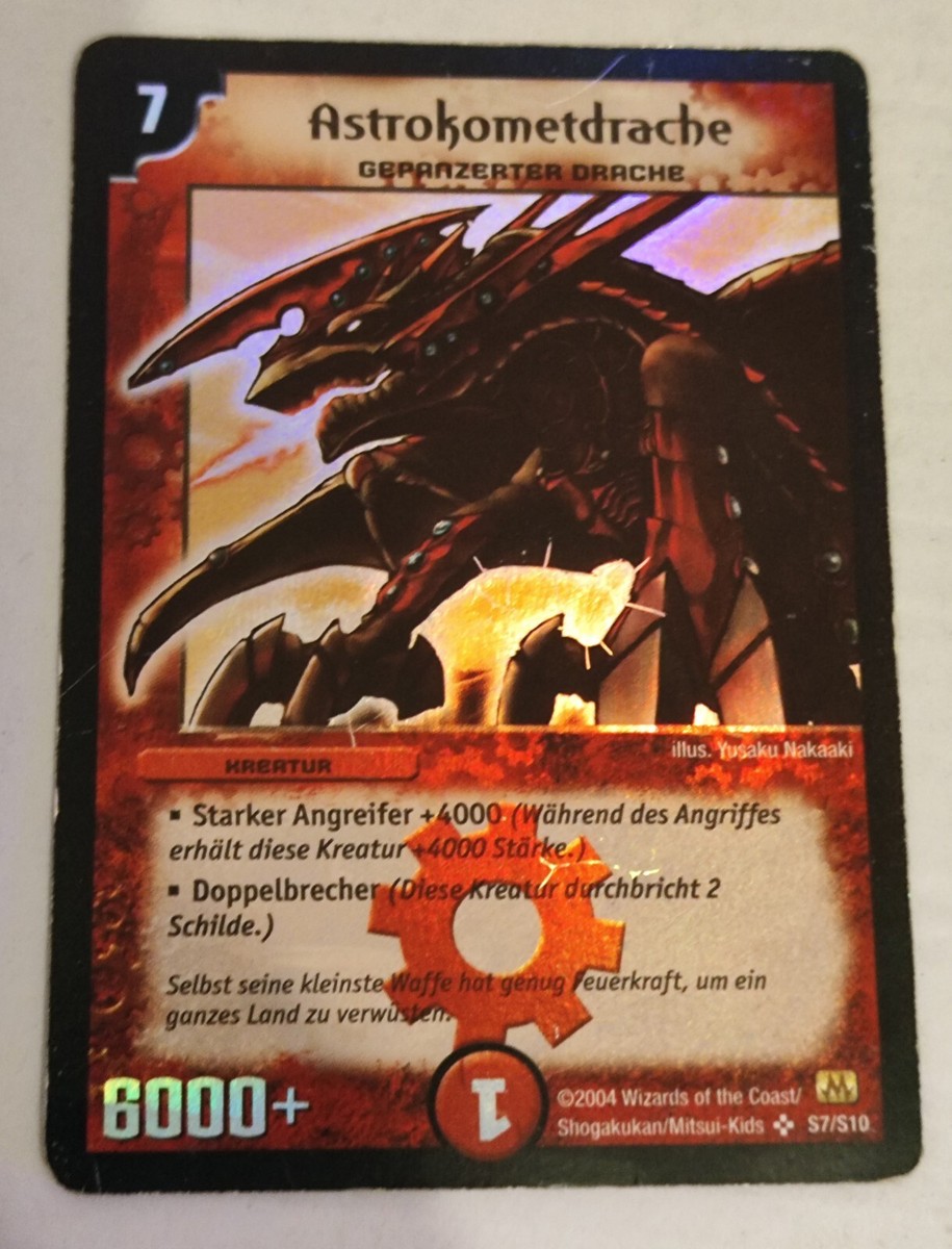 Astrocomet Dragon DUEL MASTERS ORIGINAL HOLO CCG German Rare CARD