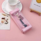 Black Pink Rose Light Stick Keyring LED Hammer Keychain Pendant Hand Lamp Gift
