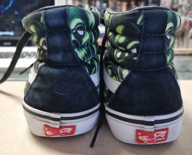SS18 Supreme Vans Skull Pile Sk8-Hi UK 7 US 8 EUR 40.5 trainers