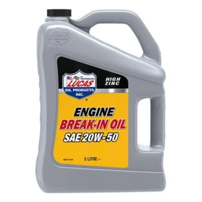 LUCAS OIL - Huile de Rodage 20W50 - 5L