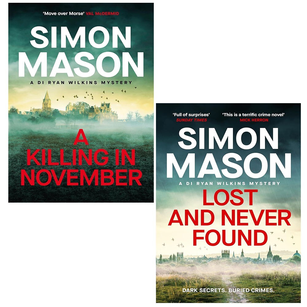 Simon Mason Collection 2 Books Set A Killing in November, Lost and Never Found