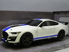 FORD SHELBY MUSTANG GT500 FAST TRACK OXFORD WHITE DIECAST MODEL 1:18 SCALE