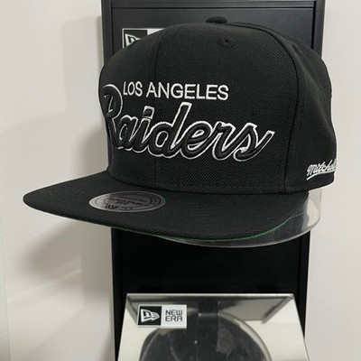 NFL - Los Angeles Raiders SCRIPT Logo Snaback Mitchell & Ness Cap