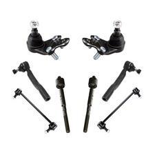 Ball Joint Inner Tie Sway Bar 8pc Kit for Toyota for Camry 2007-2011 Black