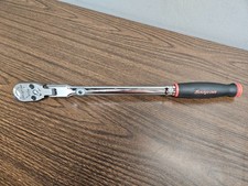 Snap-On SHX80B 1/2" Drive Locking Flex Head Ratchet Red Soft Grip