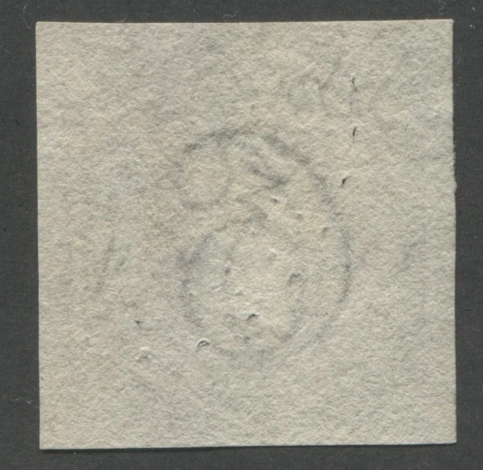 Stamp Scott #41 SG #90 6d New South Wales QV Hexagon Micro-Cut Cancel 1856 - Image 2 of 2