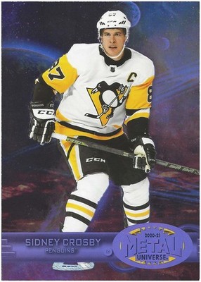2021-22 Skybox Metal Universe Sidney Crosby A-1 Purple 108/199  Penguins