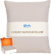 Luxury Bathtub Pillow, Skin-Friendly Cushion, Support Back, Neck Head,