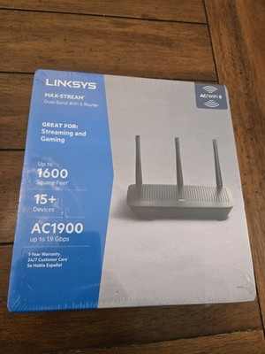 Linksys EA7430 Max-Stream Dual-Band AC1900 Wi-Fi 5 Router New Unopened 