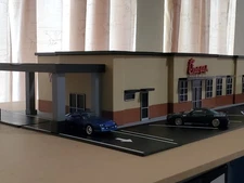 CHICK FIL-A S SCALE BUILDING-DIORAMA