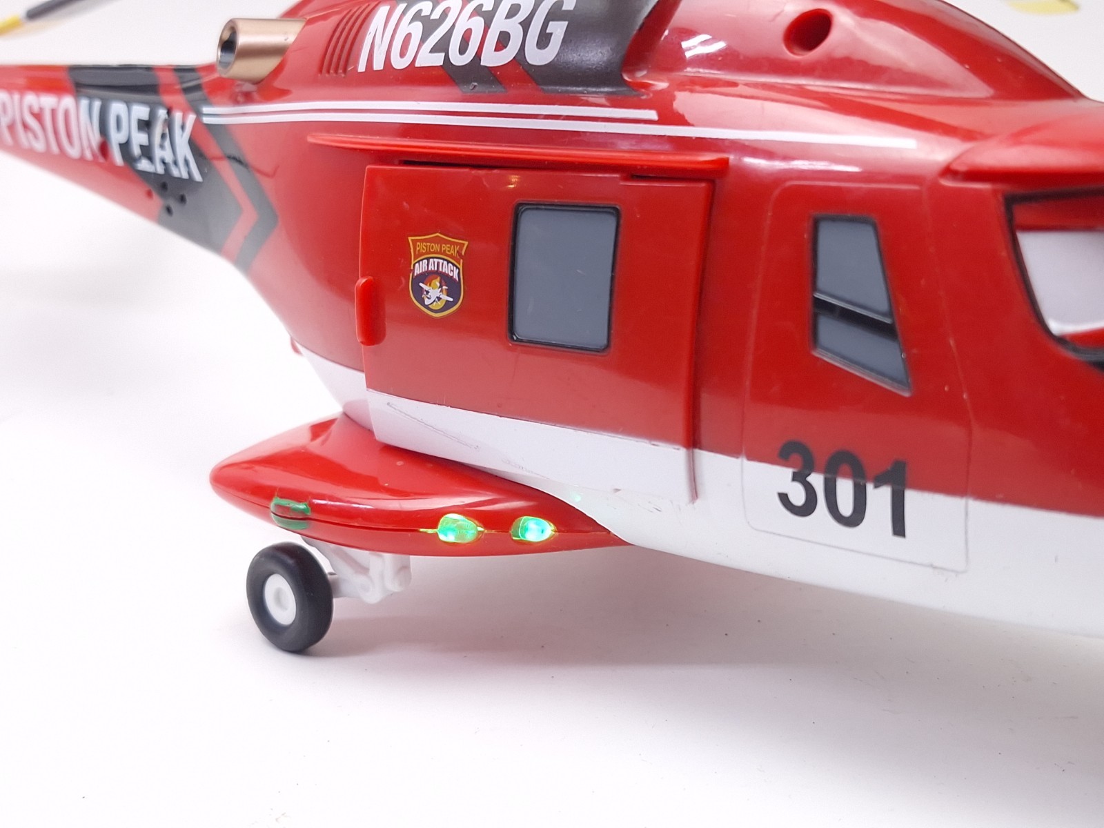 Disney Pixar Planes Large Piston Peak Red 15" Ranger Helicopter Fire Rescue