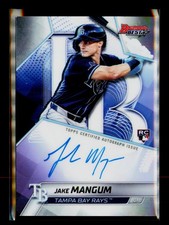 2025 Bowman’s Best #B25-JMA Jake Mangum Best of 2025 Autographs Rookie