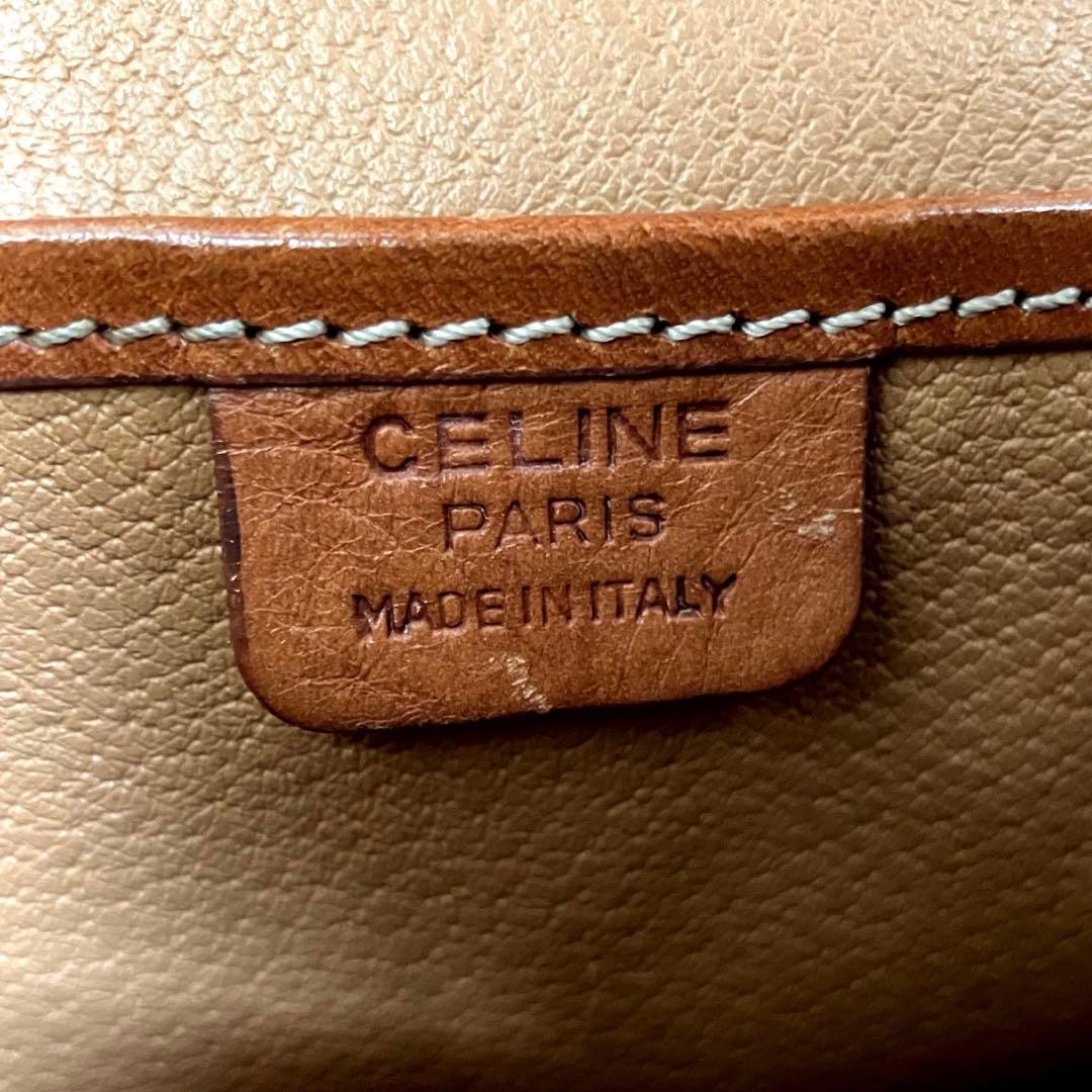 CELINE Mini Backpack Macadam Pattern Leather PVC … - image 10
