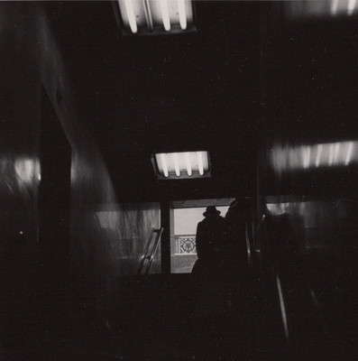 SHADOWS ON THE STAIRS - NYC Subway Exit 1975 Gelatin Silver Photograph