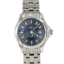 Omega Seamaster 120 2571.81 SS Quartz Used Wrist Watch Stainless Steel