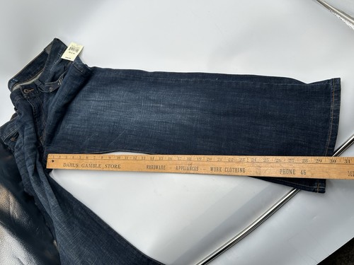 NWT Lucky Brand 455 Relaxed Boot, Wide Leg Jeans Men's 36 X 30 Premium Denim I - Picture 13 of 20
