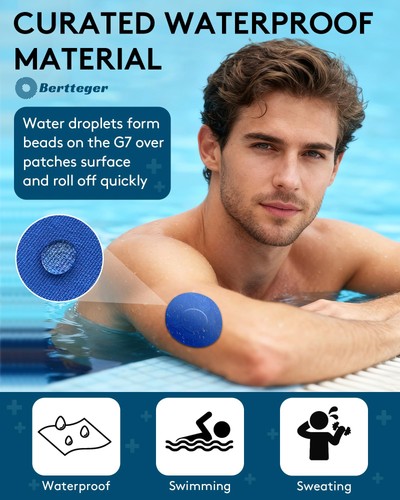 30pcs Adhesive Patches, G7 Over Patches Waterproof, 30 Count/Pack, Multicolor  - Picture 3 of 7