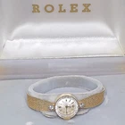 OG BOX & PAPERS Vintage Rolex 14k Yellow Gold & Diamonds Ladies Watch [Ref 3523]