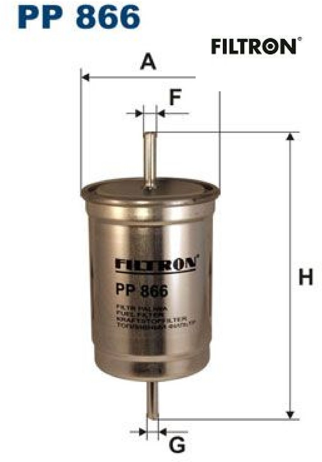 FILTRON PP866 Kraftstofffilter Kraftstoffilter für Ford für Volvo