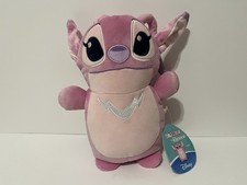 NWT Squishmallows HugMees Angel Plush 10" Disney Lilo Stitch - Ofc. Jazwares