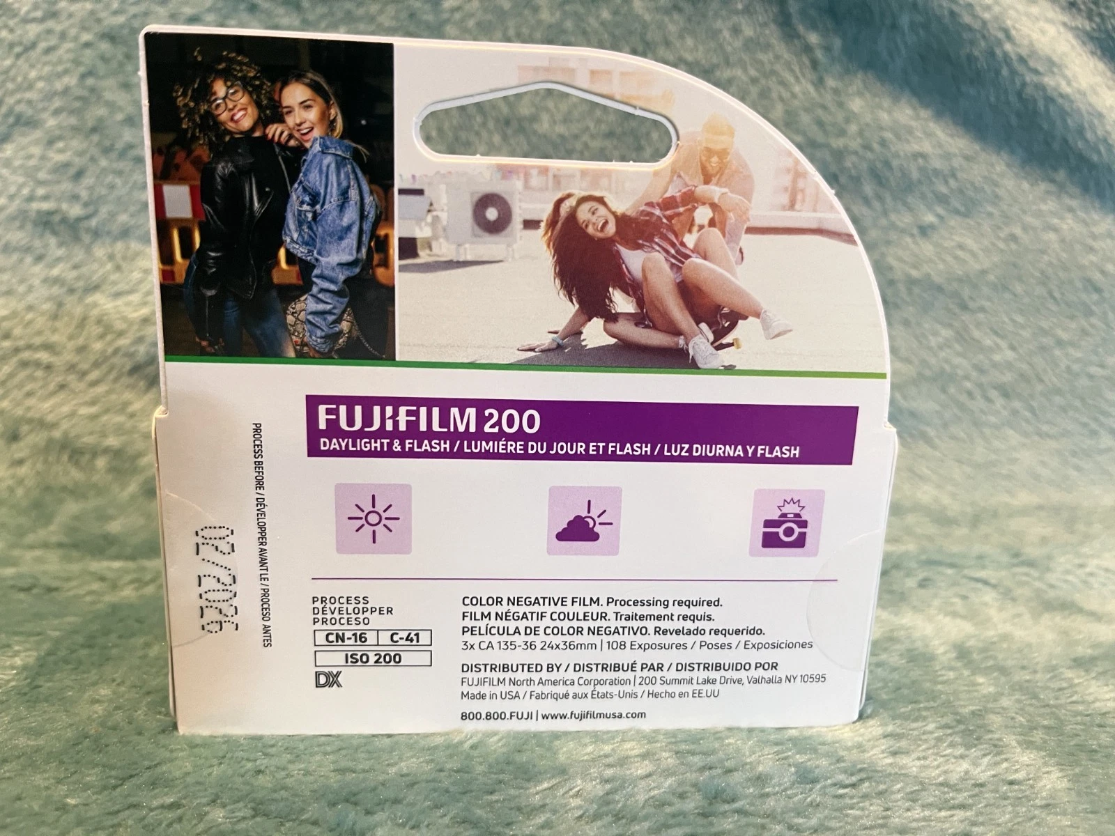 3-Pack Fujifilm Fujicolor 200 ISO, 35mm C-41 Film – 36-Exposure Film Date: 2026 image 3