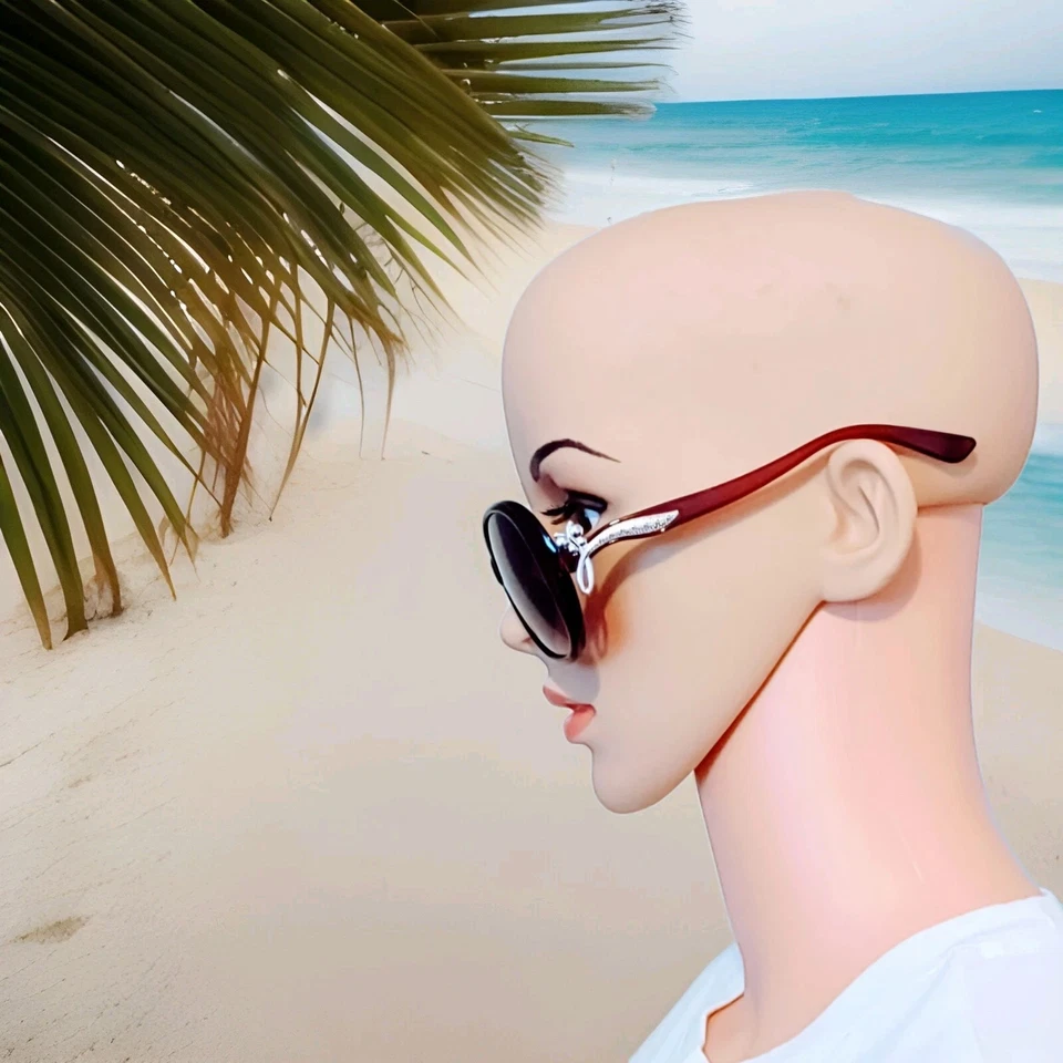 GAFAS DE SOL RETRO MODA PARA MUJER PRIMAVERA VERANO LENTE TINTE PÚRPURA Foto 2 de 4